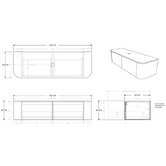 ADP Waverley 1500mm Wall Hung&nbsp;Single Vanity
