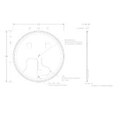 ADP Shine Round LED Wall Mirror