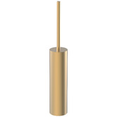 ADP Round Stainless Steel Toilet Brush &amp; Holder Set