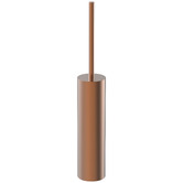 ADP Round Stainless Steel Toilet Brush &amp; Holder Set