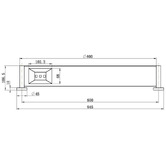 ADP Bloom Brass &amp; Steel Bathroom Shelf