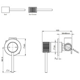 ADP Soul Chrome Shower/Bath Wall Mixer