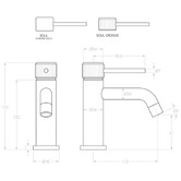 ADP Soul 145mm Groove Basin Mixer