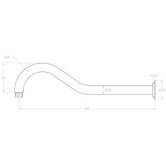 ADP Eternal 400mm Shower Arm