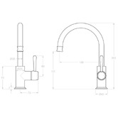 ADP Eternal Gooseneck Basin Mixer