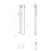 ADP Soul Slimline Rail Shower