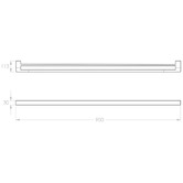 ADP Brooklyn Double Towel Rail