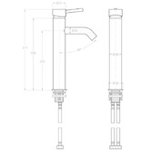 ADP Bloom Extended Basin Mixer