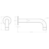 ADP Bloom 200mm Bath/Basin Spout