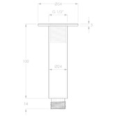 ADP Soul 100mm Shower Arm