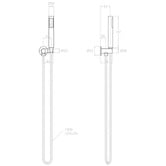 ADP Soul Slimline Hand-held Shower