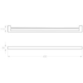 ADP Brooklyn Double Towel Rail