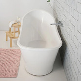 ADP Placido 1595mm Cast Marble Freestanding Bath