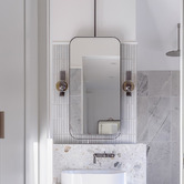 ADP Allegra Steel Framed Rectangle Mirror