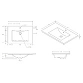 ADP Jane 750mm Single Vanity with Basin