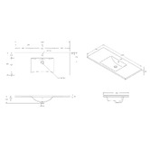 ADP Jane Express 1200mm Polar White Single Vanity with Basin
