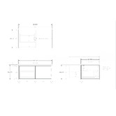 ADP Clifton 900mm Wall Hung Single Vanity