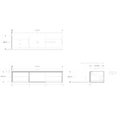 ADP Clifton 1800mm Wall Hung Single Vanity