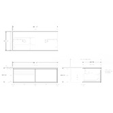ADP Clifton 1200mm Wall Hung Double Vanity