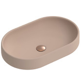 ADP Norma 550mm Matte Oval Concrete Above Counter Basin