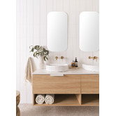 ADP Arch Fluted Above Counter Ceramic Basin