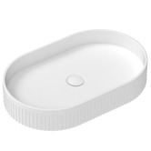 ADP Pill Fluted Above Counter Ceramic Basin