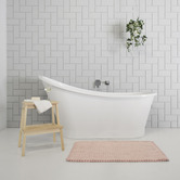 ADP Placido 1595mm Cast Marble Freestanding Bath