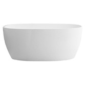 ADP Submerge 1600mm Cast Marble Oval Freestanding Bath