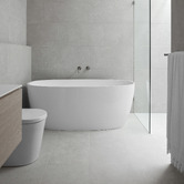 ADP Submerge 1600mm Cast Marble Oval Freestanding Bath