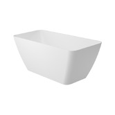 ADP Utopia 1590mm Cast Marble Rectangle Freestanding Bath