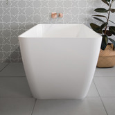 ADP Utopia 1590mm Cast Marble Rectangle Freestanding Bath