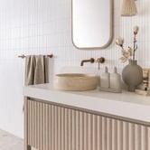 ADP Arlo 400mm Round Travertine Above Counter Basin
