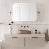 ADP Norma 550mm Matte Oval Concrete Above Counter Basin
