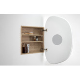 ADP Organic 550mm Prime Oak Mirrored Shaving Cabinet