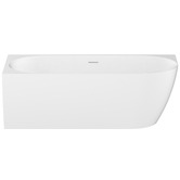 ADP Glacier 1700mm Gloss White Acrylic Corner Bath