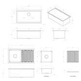 ADP Clovelly Stainless Steel Kitchen Sink &amp; Accessory Package