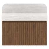 ADP Harper 835mm Wall Hung Single Vanity with Solid Surface Countertop
