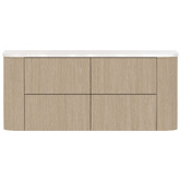ADP Thirroul 1200mm Wall Hung Single Vanity with Solid Surface Countertop