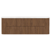 ADP Thirroul 1500mm Wall Hung Single Vanity with Solid Surface Countertop