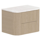 ADP Thirroul 750mm Wall Hung Single Vanity with Solid Surface Countertop