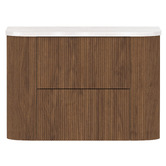 ADP Thirroul 750mm Wall Hung Single Vanity with Solid Surface Countertop