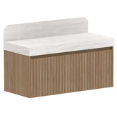 ADP Harper 1135mm Wall Hung Single Vanity with Solid Surface Countertop
