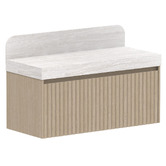 ADP Harper 1135mm Wall Hung Single Vanity with Solid Surface Countertop