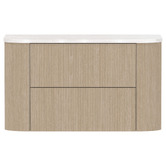 ADP Thirroul 900mm Wall Hung Single Vanity with Solid Surface Countertop