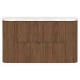 ADP Thirroul 900mm Wall Hung Single Vanity with Solid Surface Countertop