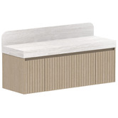 ADP Harper 1435mm Wall Hung Single Vanity with Solid Surface Countertop