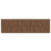 ADP Thirroul 1800mm Wall Hung Double Vanity with Solid Surface Countertop