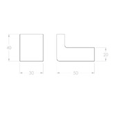 ADP Brooklyn Solid Brass Robe Hook