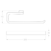 ADP Brooklyn Hand Towel Holder