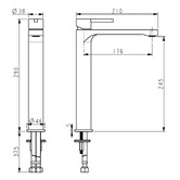 ADP Bronx Tall Basin Mixer